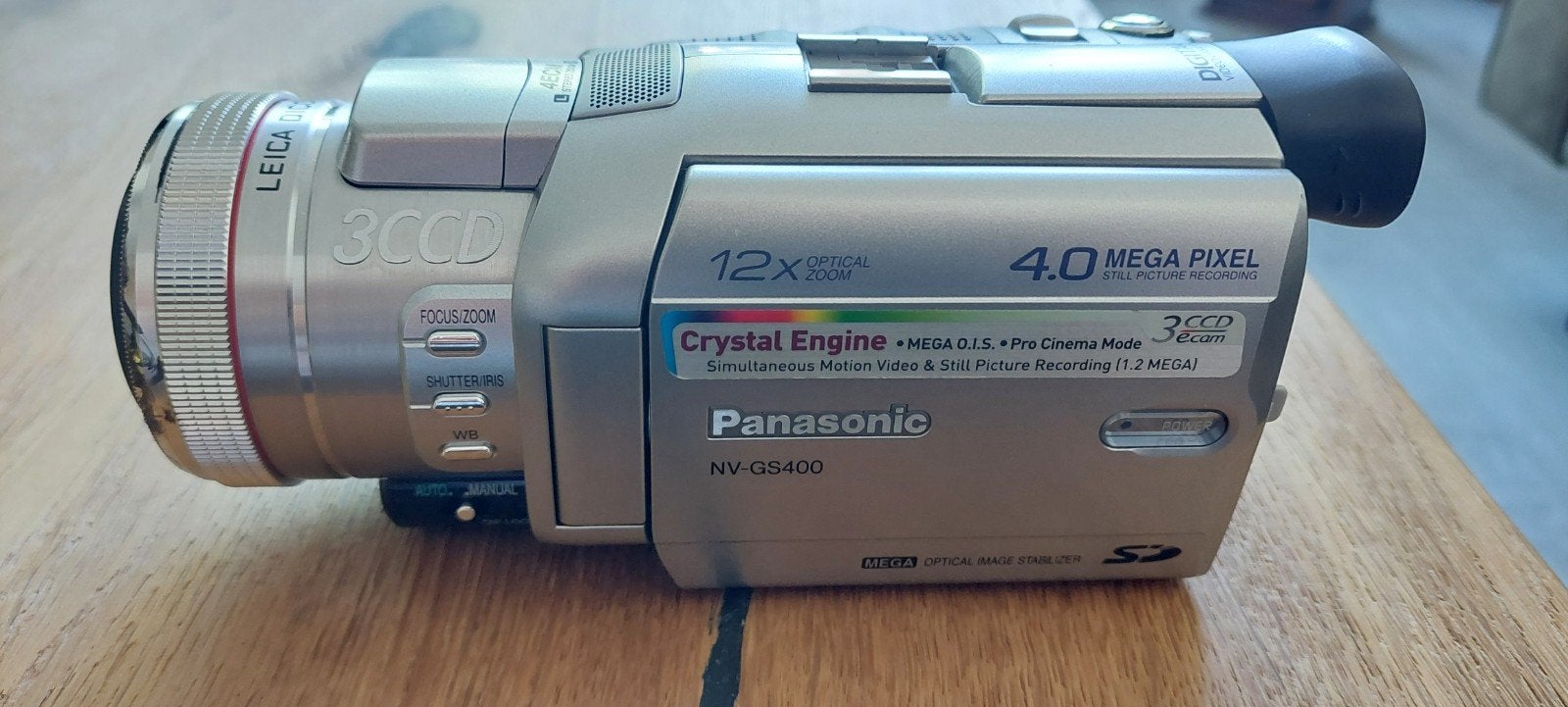 Panasonic NV-GS400EG MiniDV Camcorder - 3CCD Leica Dicomar, Ophalen, Panasonic, 20x of meer
