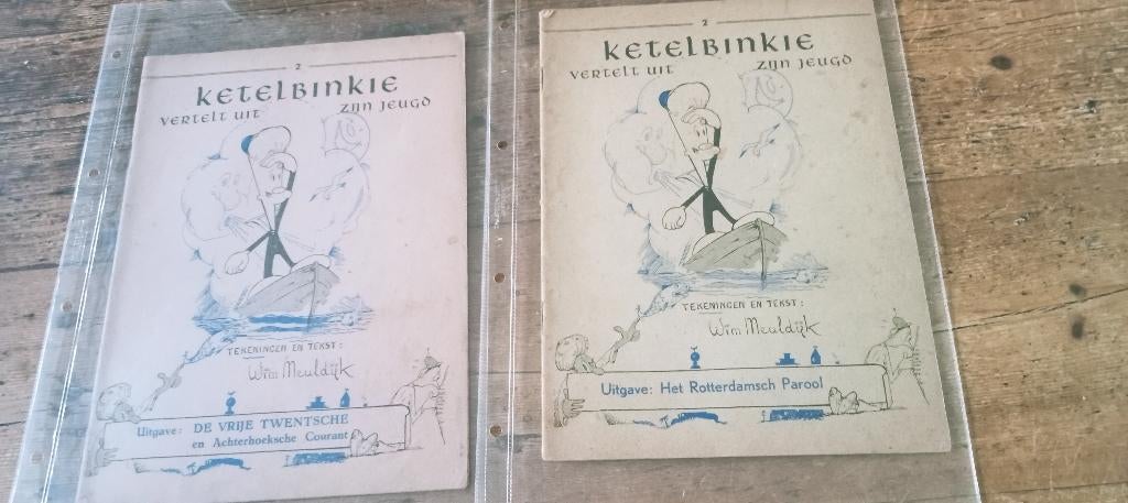 Ketelbinkie deel 2 Vertelt uit zijn jeugd 2x uitgeverij, Boeken, Stripboeken, Eén stripboek, Ophalen of Verzenden, Gelezen