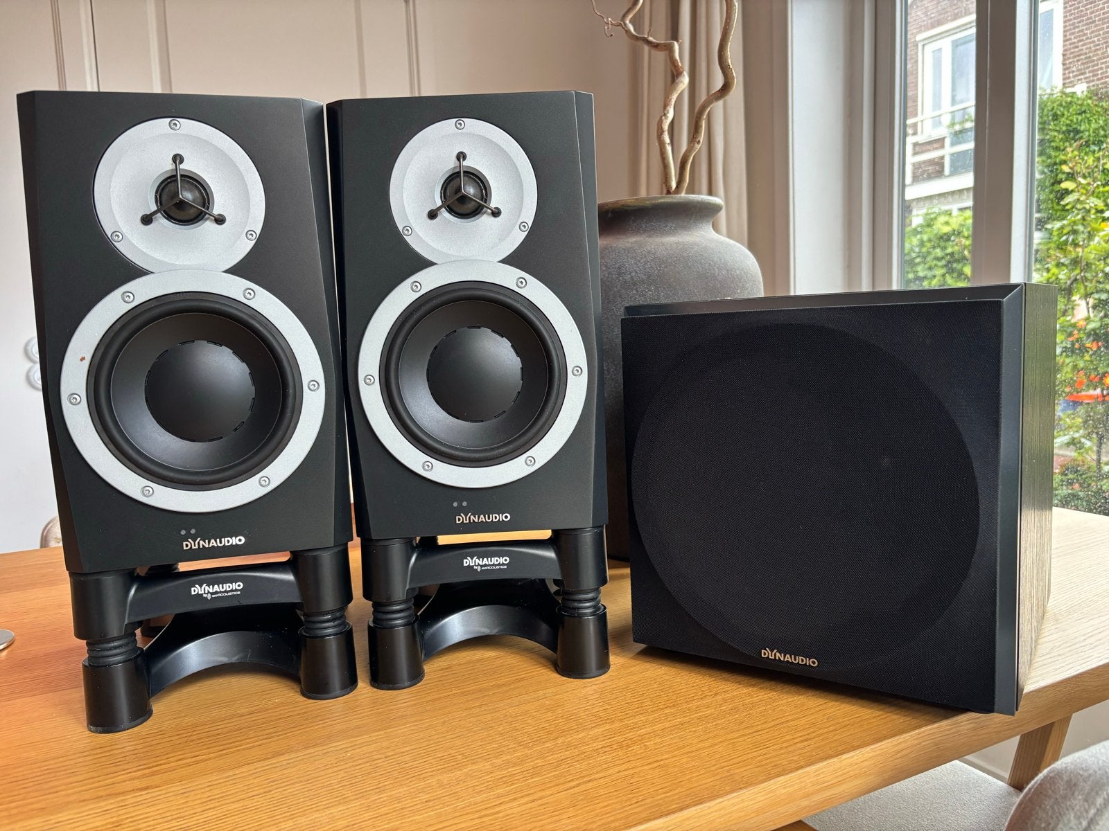 Dynaudio Studiomonitoren BM6 mkIII + Subwoofer BM9S II, Studiomonitor, Inclusief standaarden, Zo goed als nieuw, Ophalen
