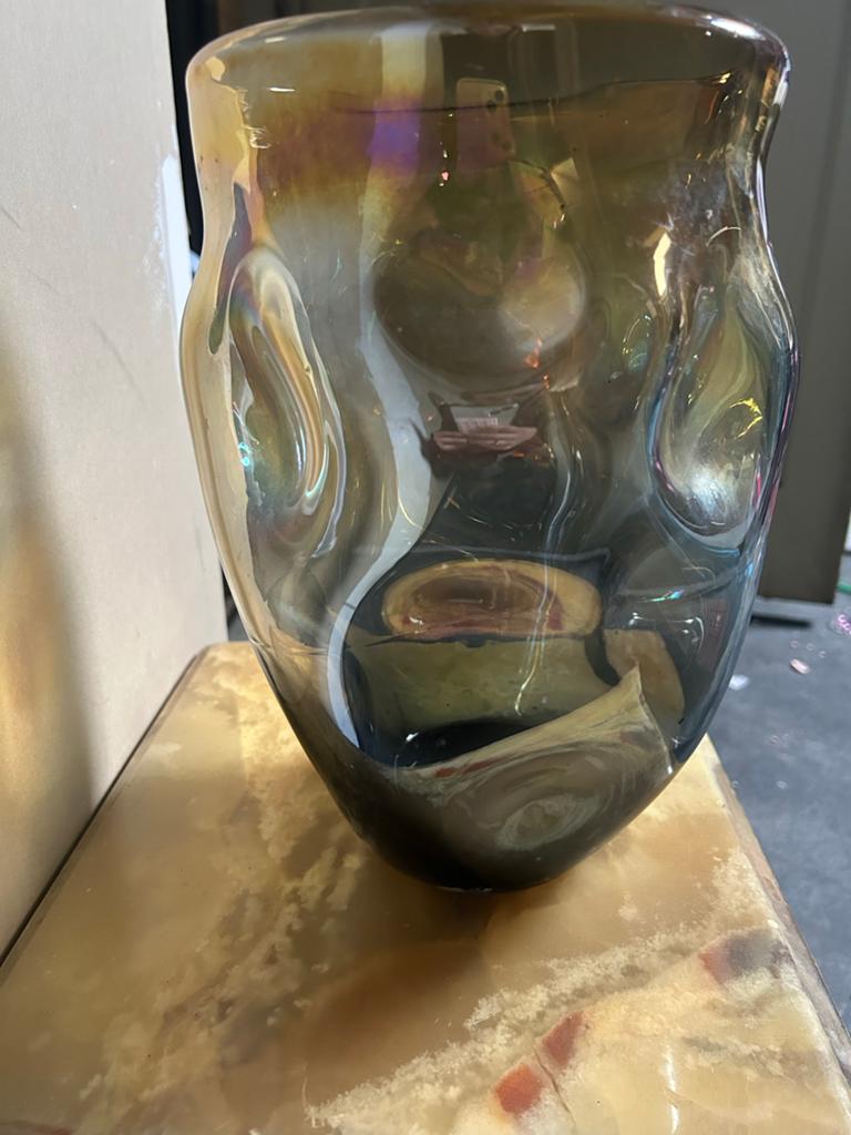 Pols Potten Iridescent Glazen Vaas - Uniek Design, Ophalen of Verzenden