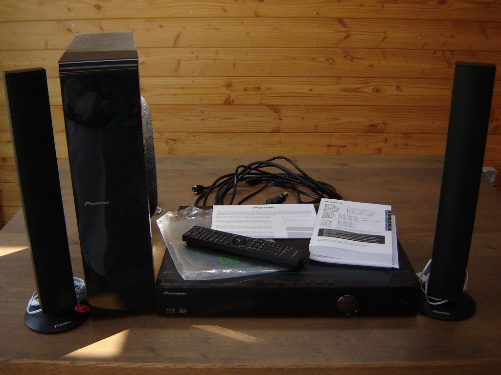 PIONEER HOME CINEMA-SET MET HDMI /SANDAARD VOOR IPOD !!!!, Overige systemen, 70 watt of meer, Ophalen of Verzenden, Zo goed als nieuw