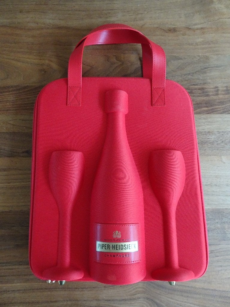 Piper-Heidsieck geschenktas champagne (koel) tas, Verzamelen, Wijnen, Ophalen of Verzenden, Zo goed als nieuw, Frankrijk, Champagne