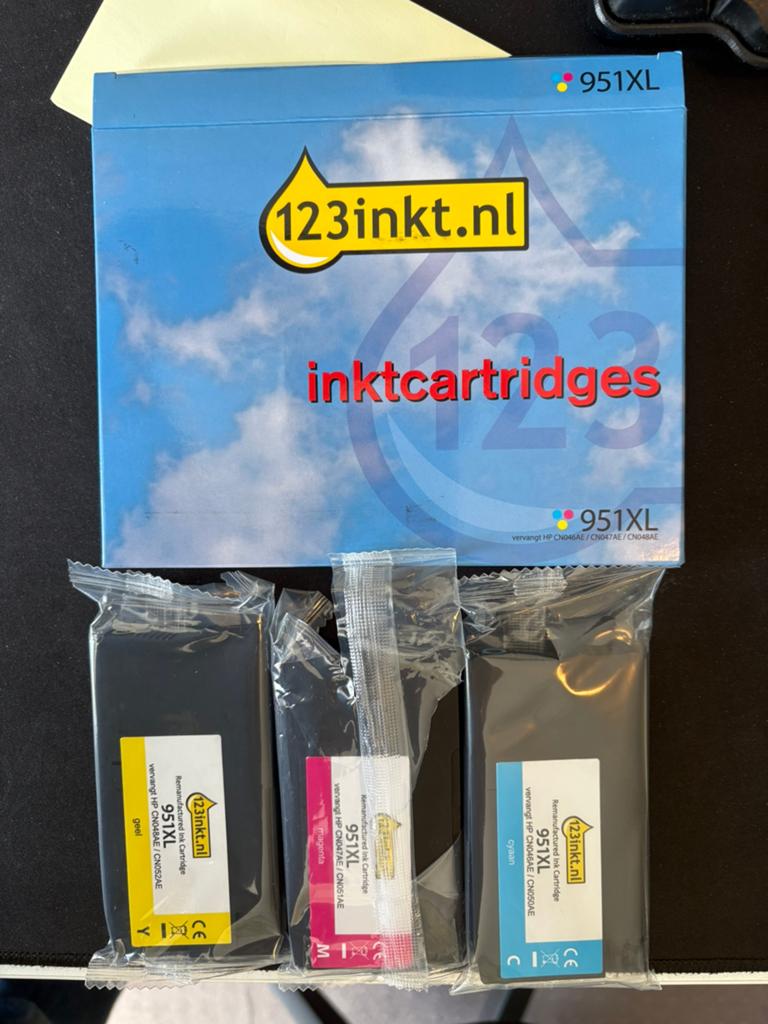 Hp950XL (2x) en Hp951XL (5stuks), Ophalen, Zo goed als nieuw, Cartridge