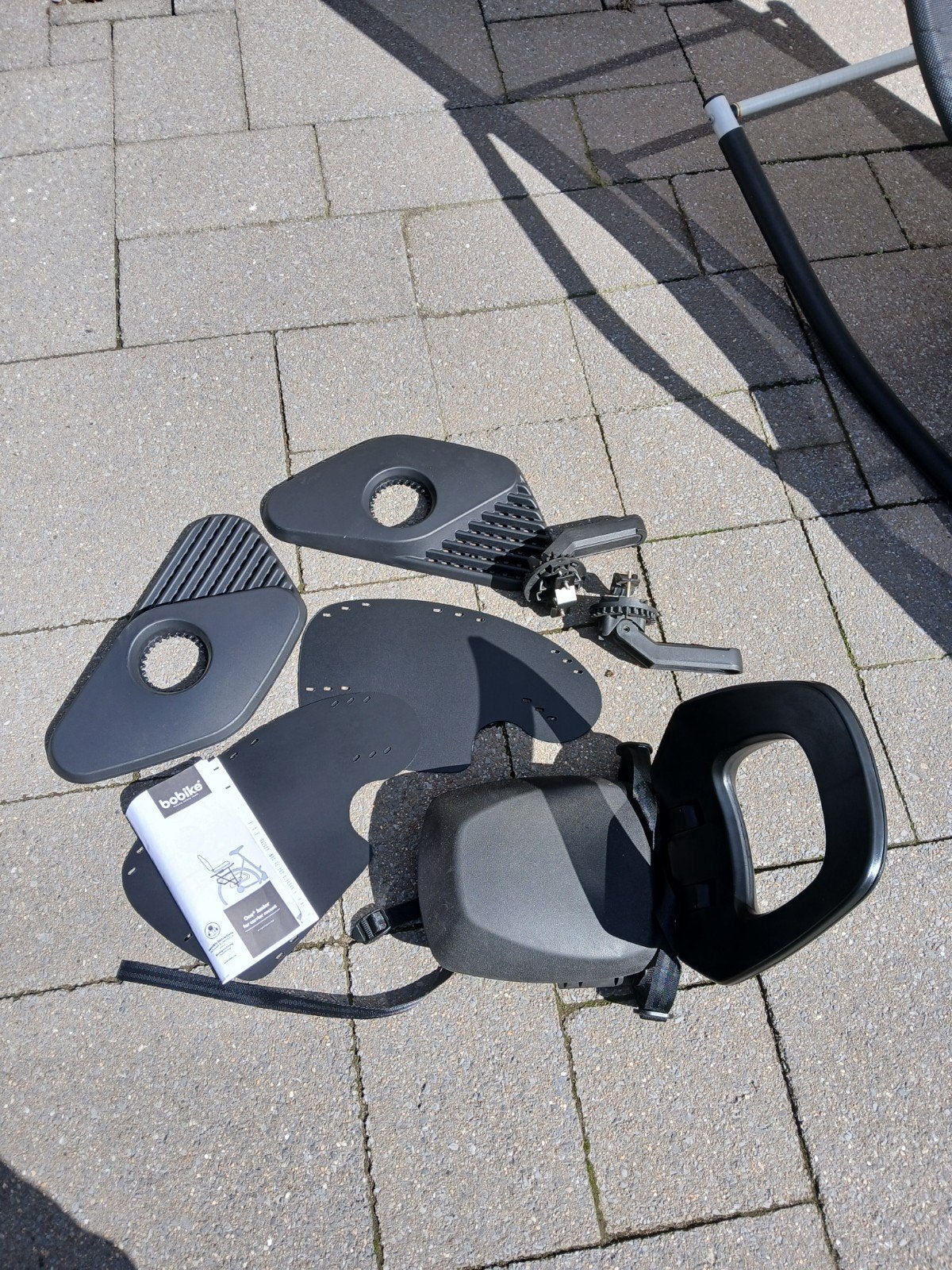 bobike achterzitje compleet zoals op foto, Fietsen en Brommers, Fietsaccessoires | Fietsstoeltjes, Ophalen, Gebruikt