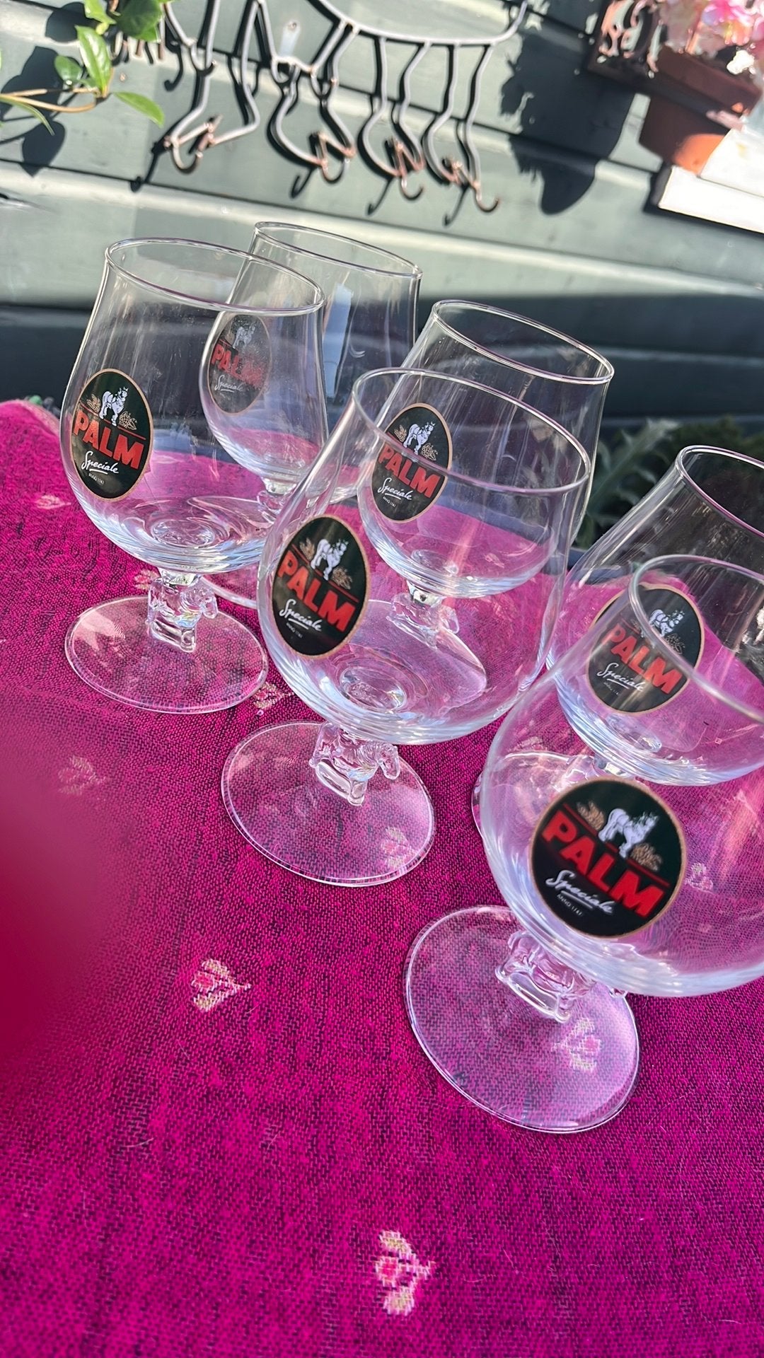 Palm met een paardje, Verzamelen, Ophalen of Verzenden, Zo goed als nieuw, Glas of Glazen, Palm