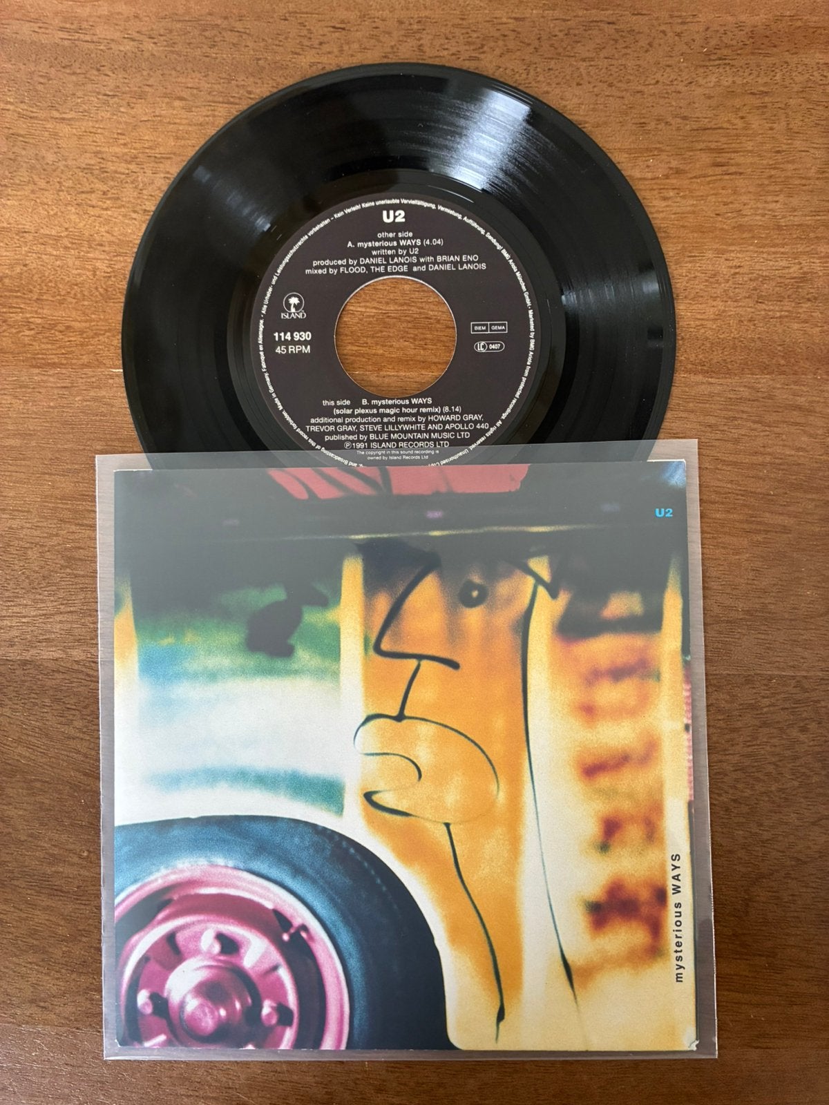 U2 - Mysterious ways, Ophalen of Verzenden, 7 inch