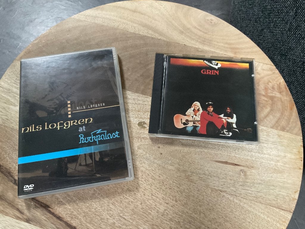 Nils Lofren at Rockpalast (dvd) en Grin (cd), Zo goed als nieuw, Poprock, Album, Inclusief boekje