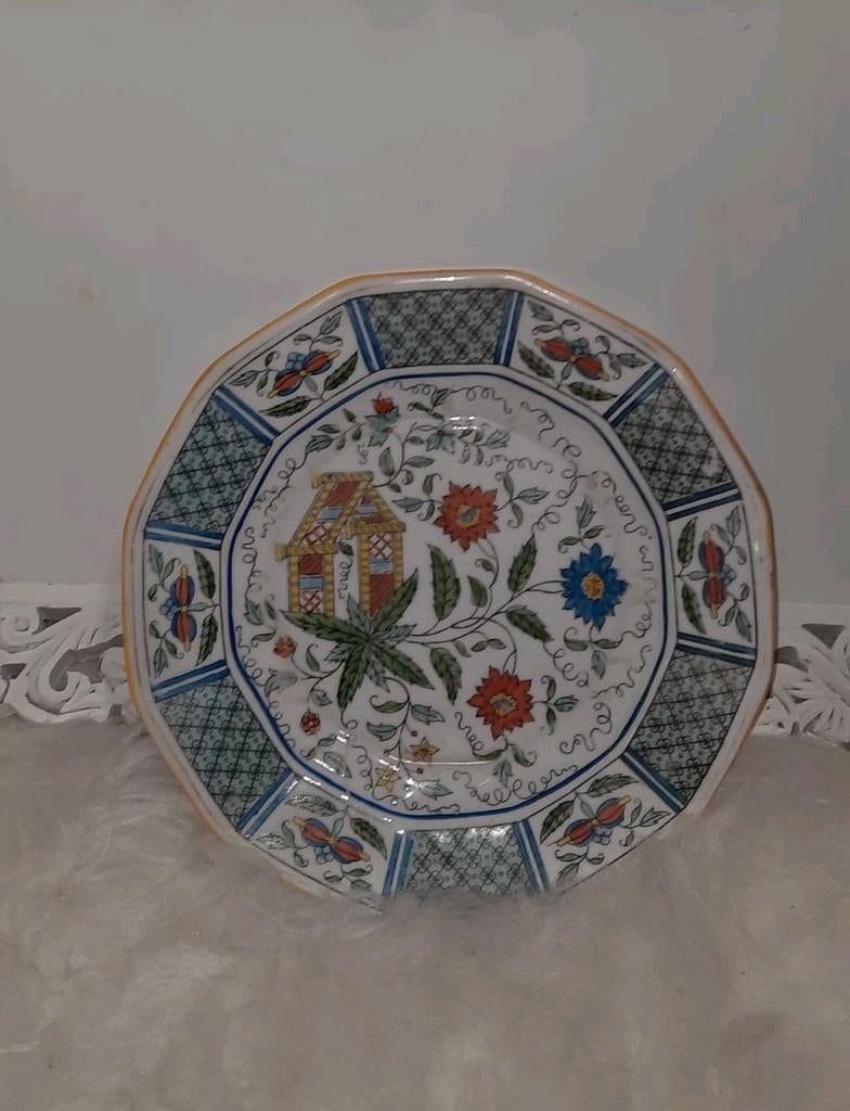 Vintage Frans Faience bord., Ophalen of Verzenden
