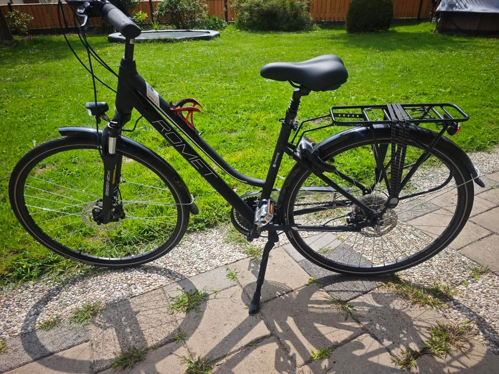 Romet Gazala 6 Trekking Damesfiets - Zwart, 47 tot 50 cm, Versnellingen, Zo goed als nieuw, Schijfrem