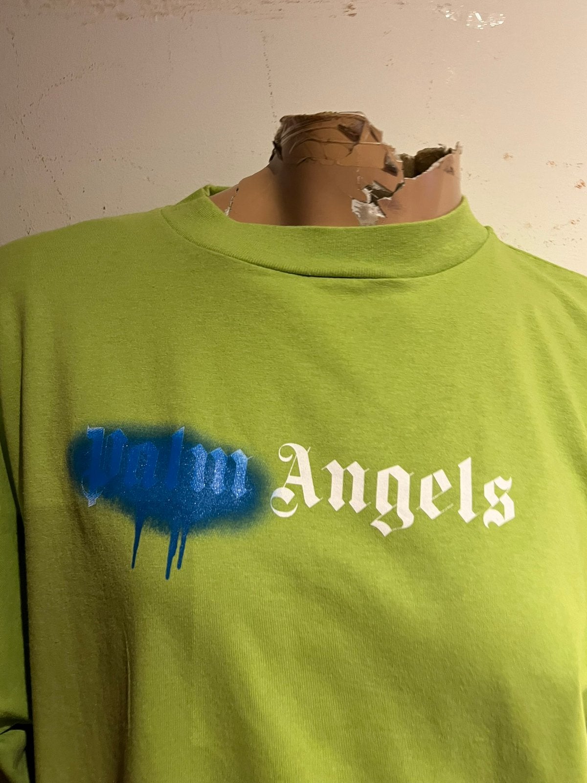 PALM ANGELS shirt maat xs oversized origineel zgan, F, Ophalen of Verzenden, Zo goed als nieuw, Korte mouw