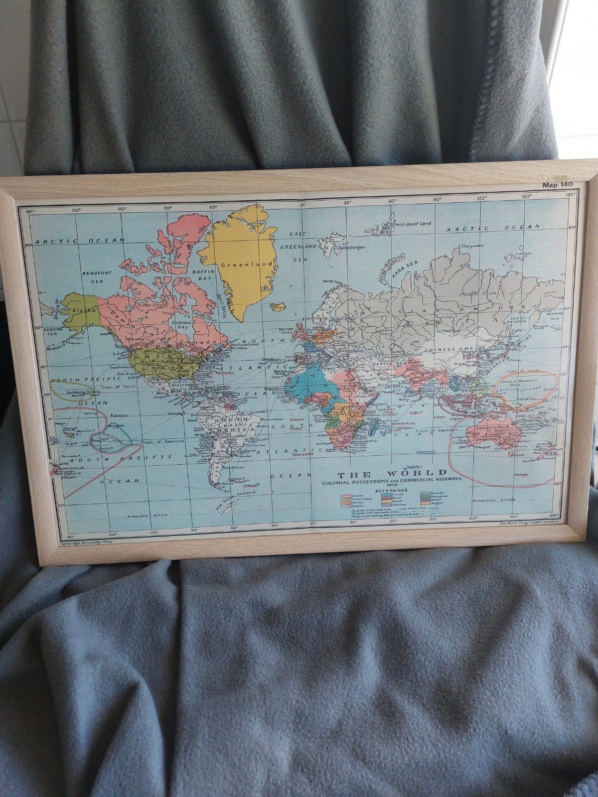 Prachtige Vintage Stijl Wandkaart - Stanford’s London, Ophalen of Verzenden, 5 – 50, 50 tot 75 cm, Print