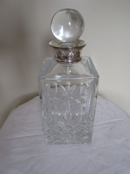 Whisky karaf, Verzenden, Zilver