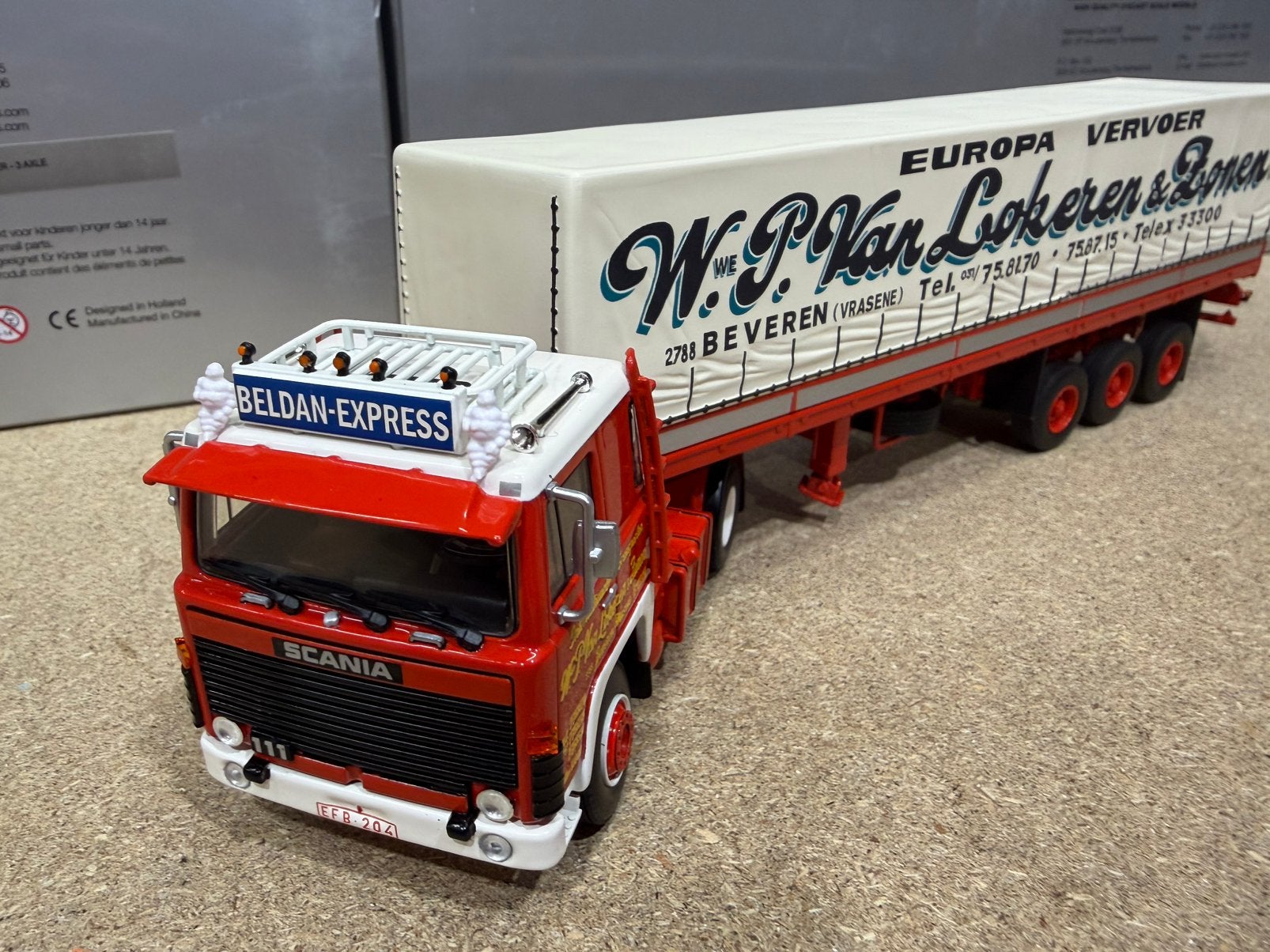 WSI SCANIA CLASSIC VAN LOKEREN, Ophalen of Verzenden, Nieuw, Bus of Vrachtwagen, Wsi