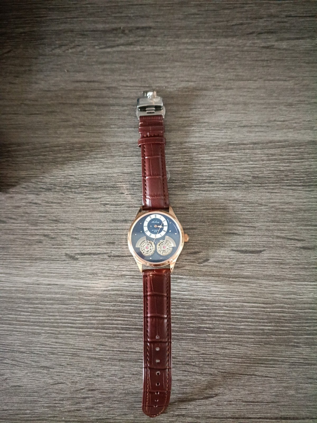 Nieuwe  mannen horloge, Overige merken, Overige materialen, Leer, Verzenden
