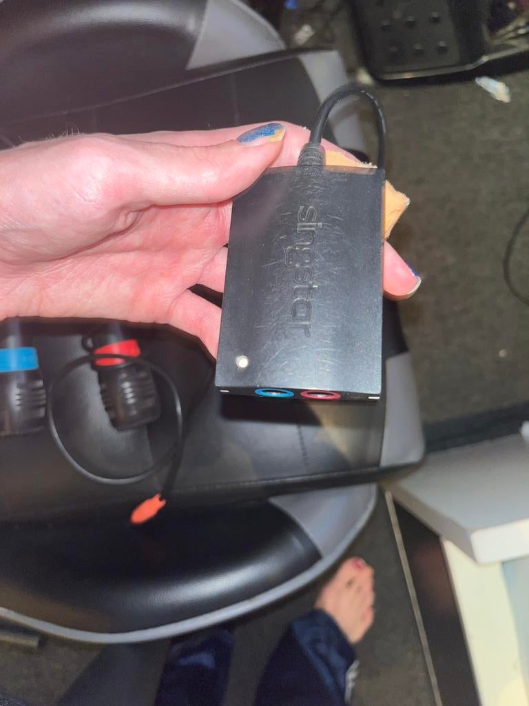 PlayStation Singstar Karaoke Set met 2 Microfoons, Ophalen, Gebruikt, Complete set