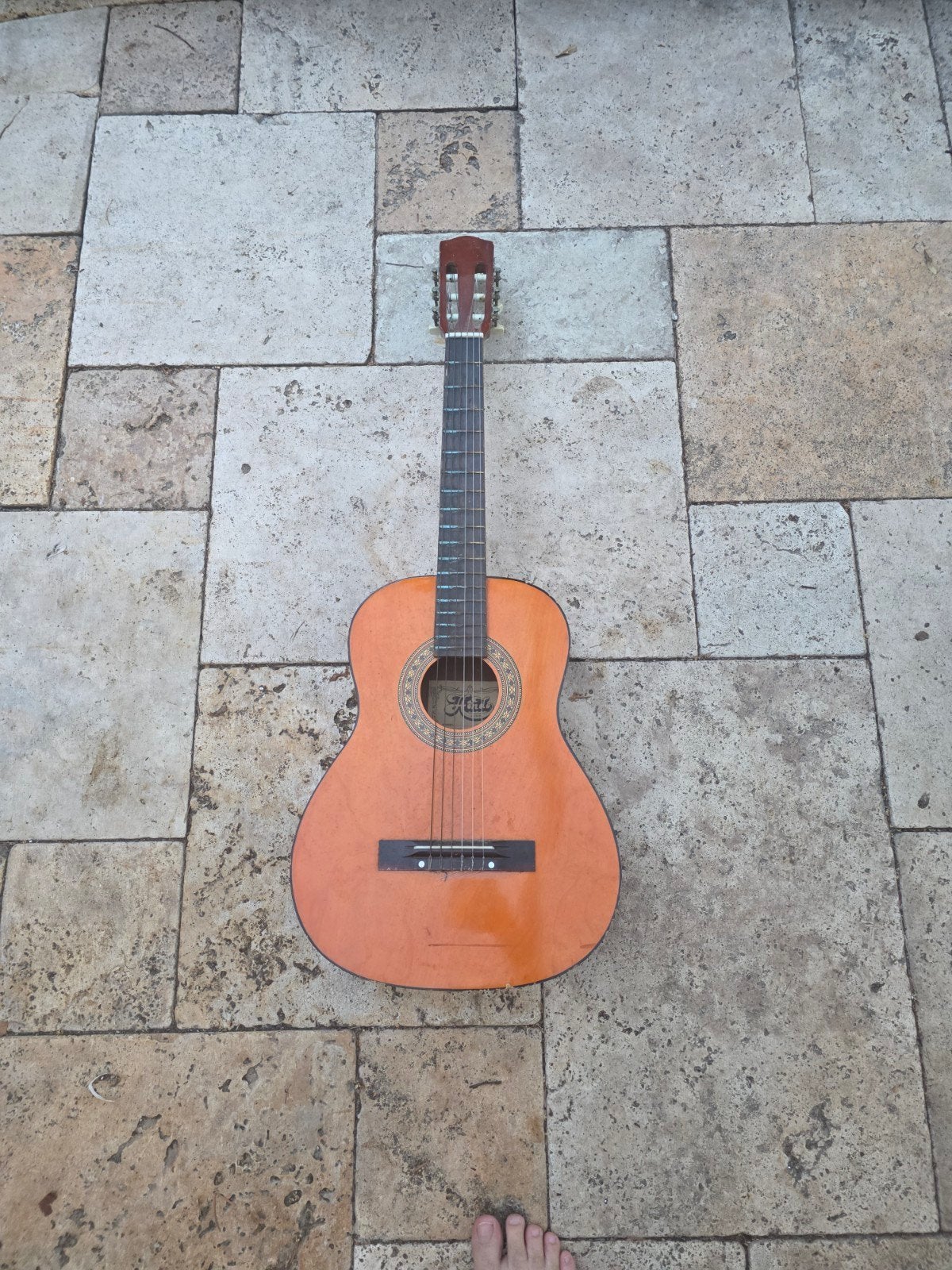 Hondo akoestische gitaar - Klassiek model, Ophalen, Gebruikt, Klassieke of Spaanse gitaar