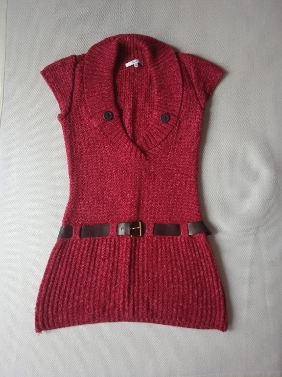 Winterjurk, (tuniek) mouwloos maat S, Kleding | Dames, Ophalen of Verzenden, Maat 36 (S), Miss Etam, Gedragen