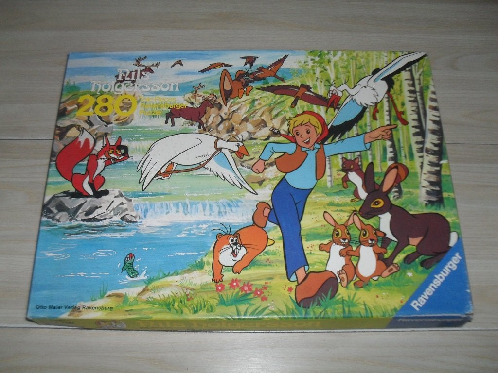Nils Nolgersson puzzle 280 stukjes, Ophalen, Minder dan 500 stukjes, Gebruikt, Legpuzzel