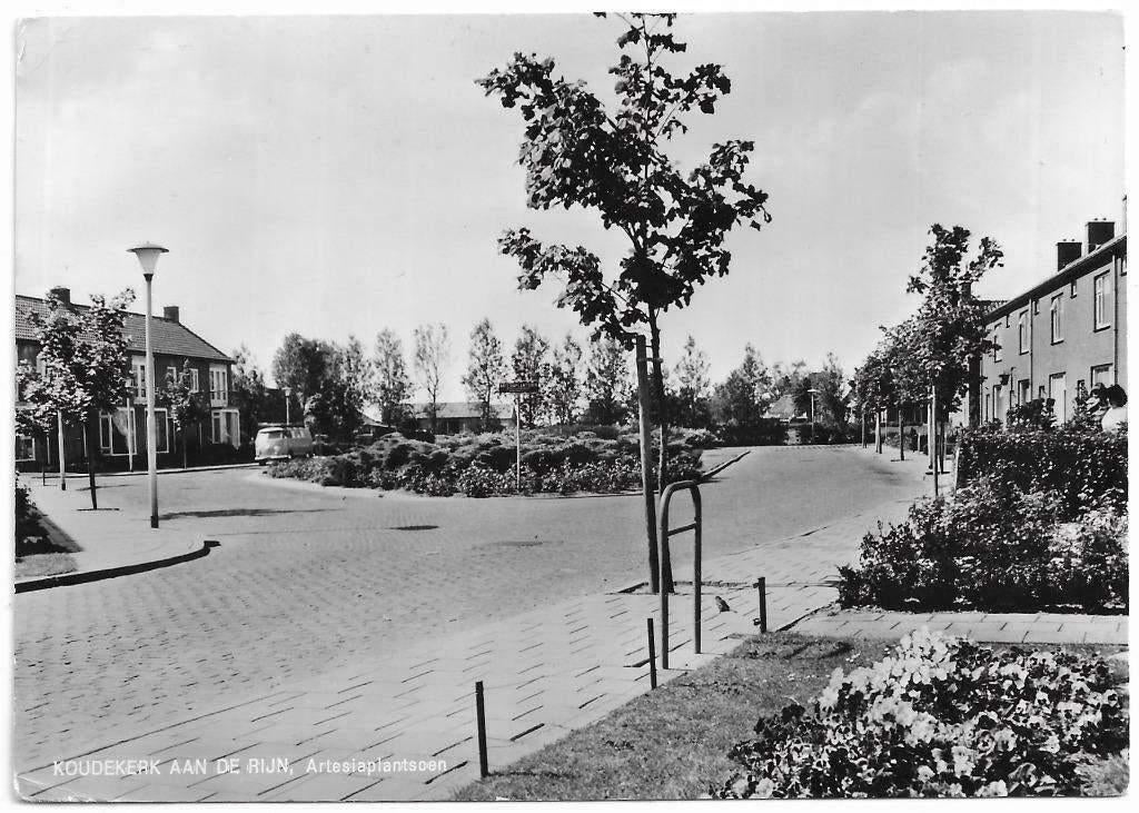 AK Koudekerk aan den Rijn - Artesiaplantsoen, Verzamelen, Verzenden, 1960 tot 1980, Ongelopen, Zuid-Holland