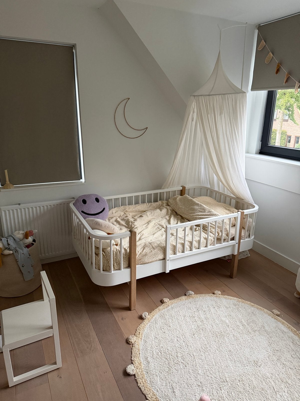 Oliver Furniture Wood Junior bed 90x160, Kinderen en Baby's, Ophalen, 85 tot 100 cm, Gebruikt, Lattenbodem