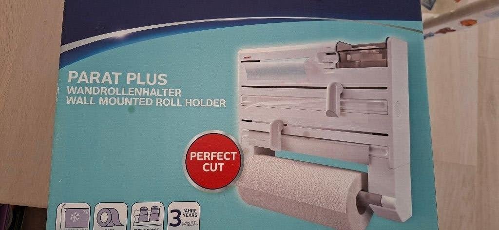 Leifheit Parat Plus Wandrollenhouder, Ophalen, Overige typen, Kunststof, Nieuw