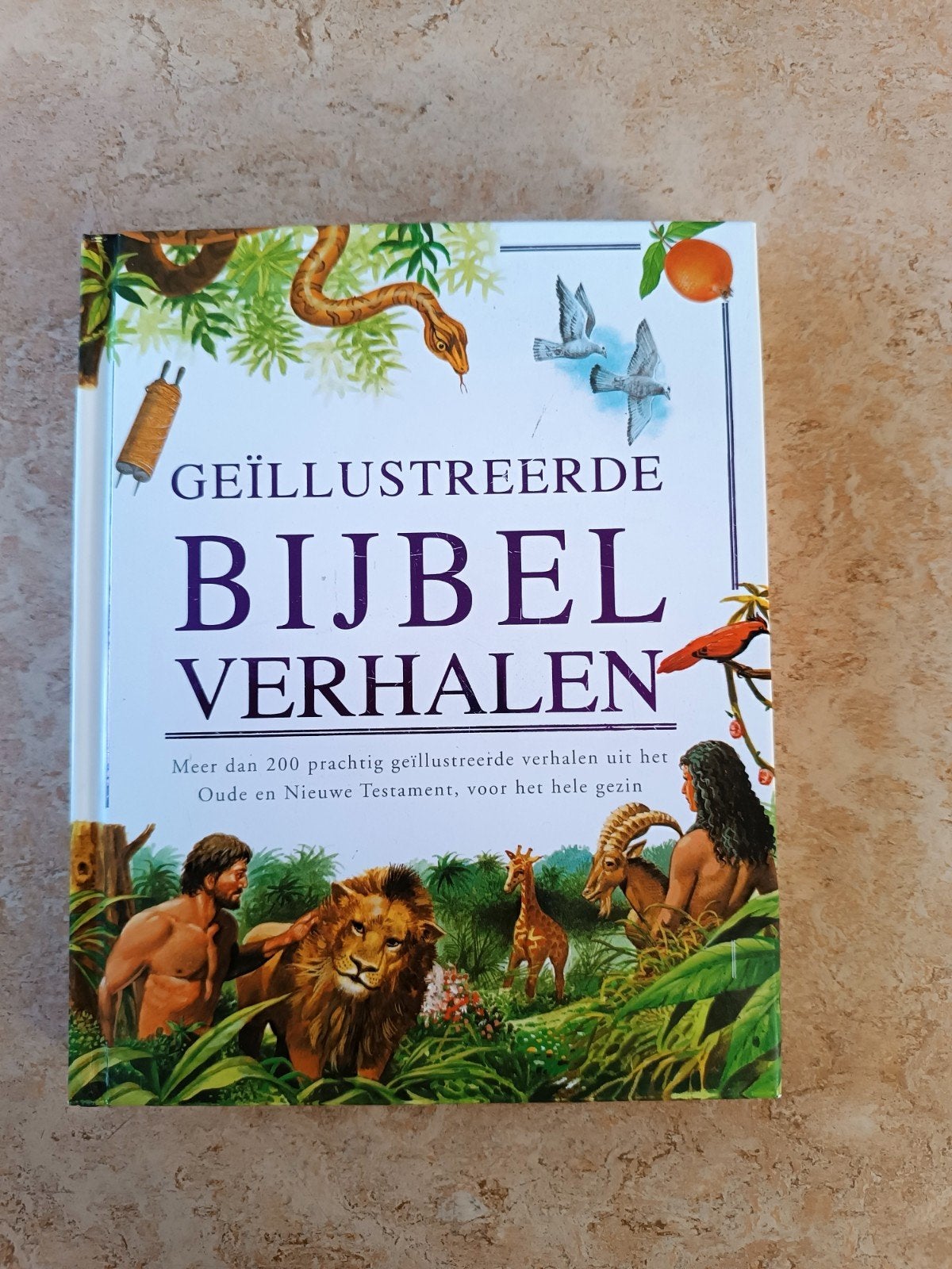 Geïllustreerde Bijbelverhalen - Voor het hele gezin, Ophalen of Verzenden, Zo goed als nieuw, Onbekend, Christendom | Katholiek