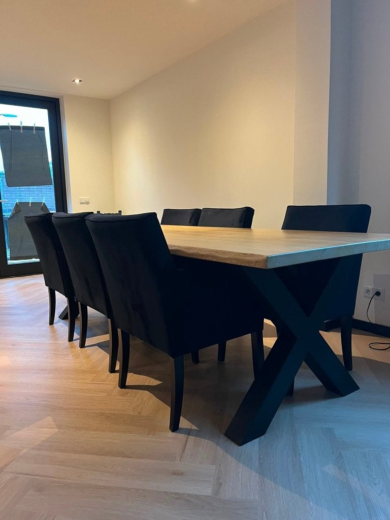 Prachtige eettafel, Huis en Inrichting, Tafels | Eettafels, Ophalen, 200 cm of meer, 50 tot 100 cm, Zo goed als nieuw
