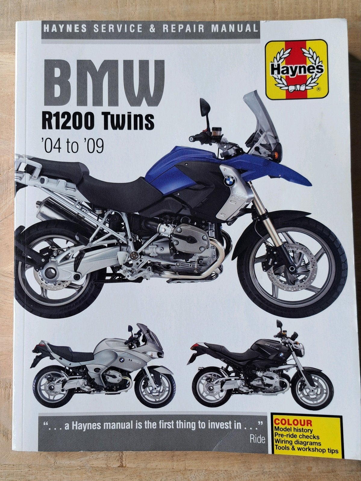 Haynes BMW R1200 Twins '04-'09 Service & Reparatie Handboek, Motoren, Handleidingen en Instructieboekjes, Ophalen of Verzenden