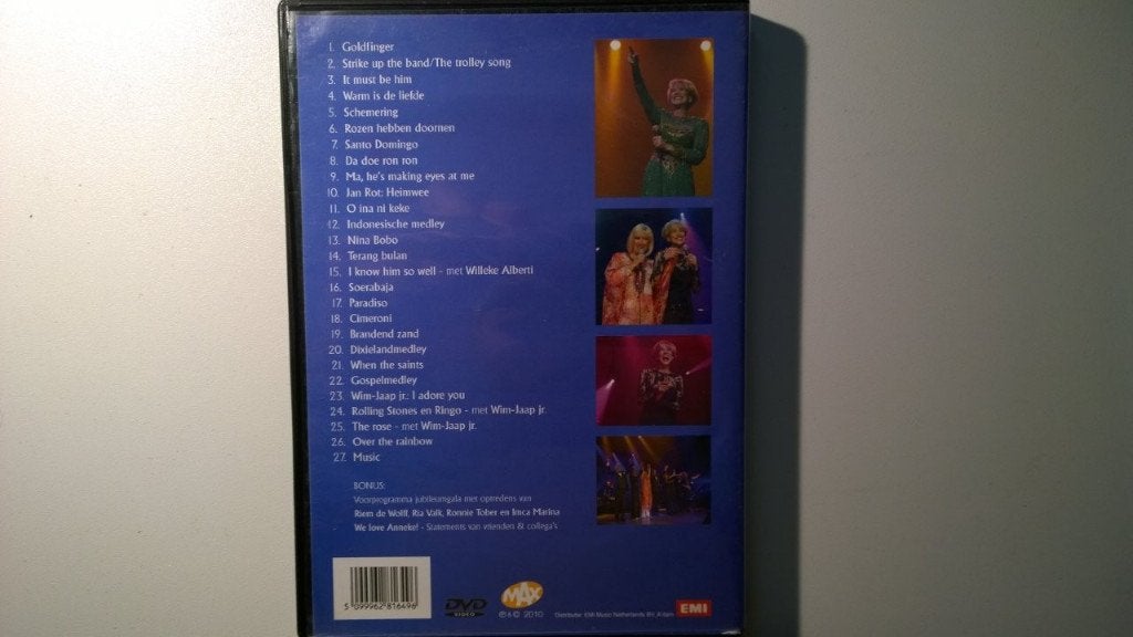 Anneke Grönloh - 50 Jaar Anneke Grönloh Jubileumgala (DVD), Alle leeftijden, Ophalen of Verzenden, Zo goed als nieuw