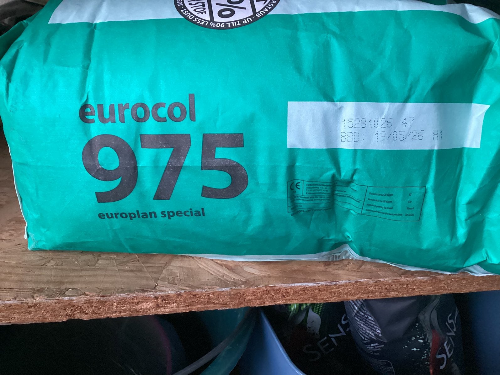 Egaliseermiddel  /  Egaline eurocol 16 kg., Ophalen, Nieuw