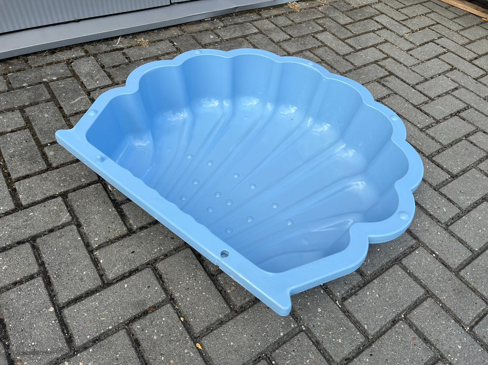 Summertime Schelp Zandbak 2-delig blauw 89x79x18cm, Ophalen of Verzenden, Nieuw