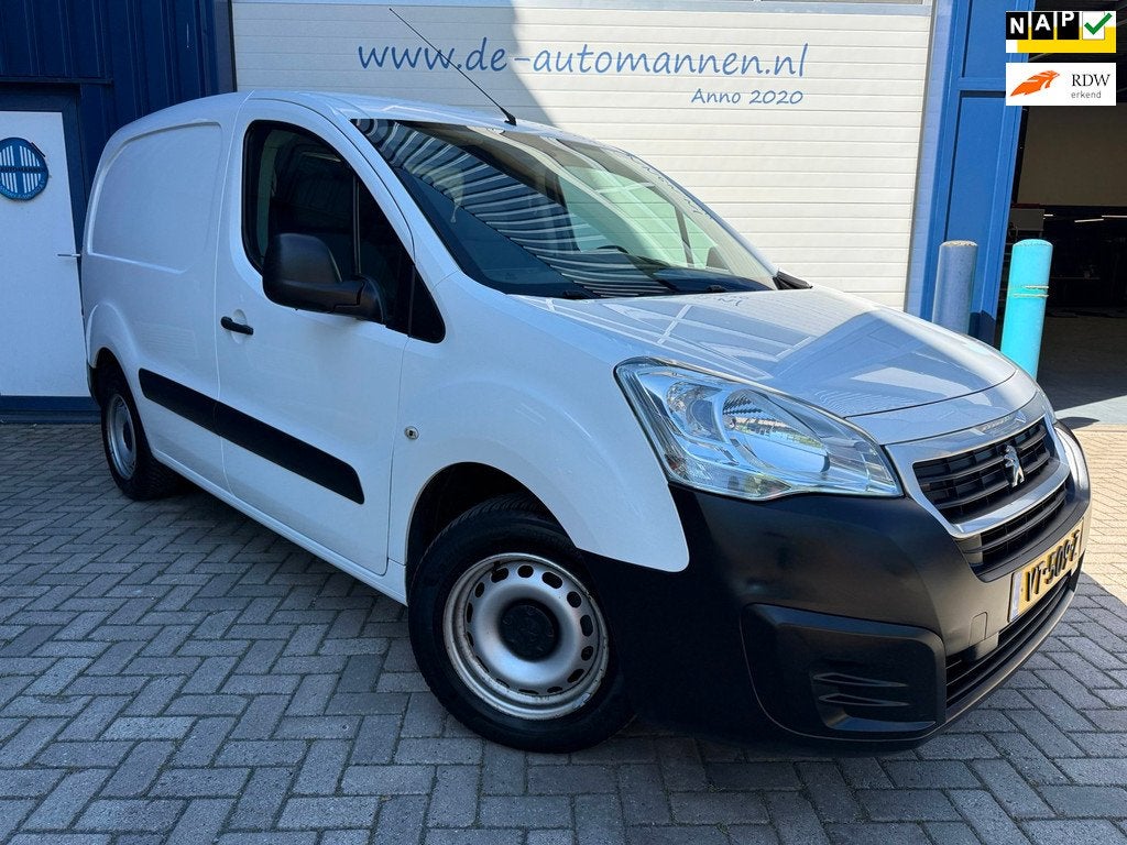 Peugeot Partner 120 1.6 HDi 75pk / AIRCO / TREKHAAK / 1e EIG, Voorwielaandrijving, Euro 5, Stof, Gebruikt