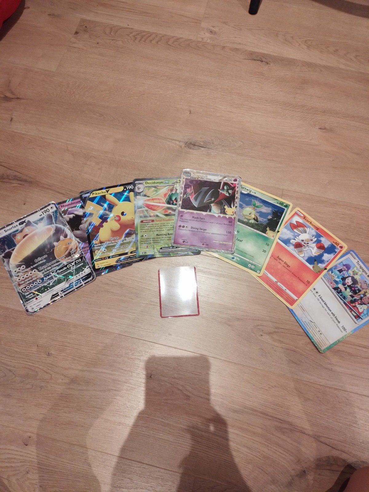 8 grote kaarten pokemon, Ophalen, Zo goed als nieuw, Meerdere kaarten, Foil