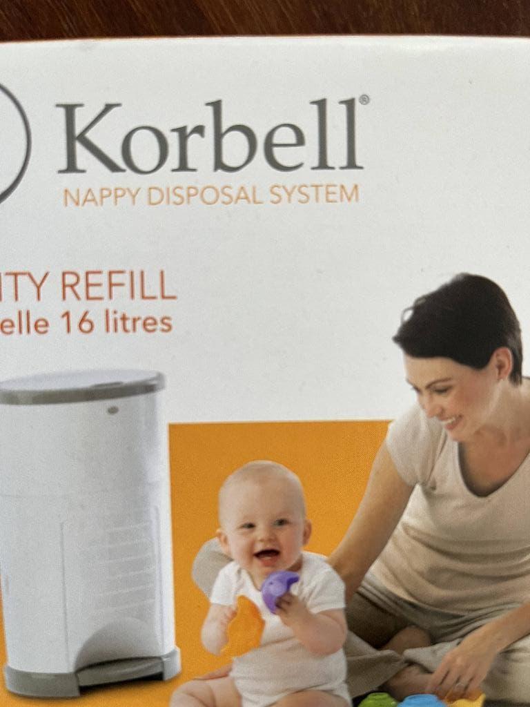 Korbell luieremmer met refill zakken, Ophalen, Gebruikt, Luieremmer, Overige merken
