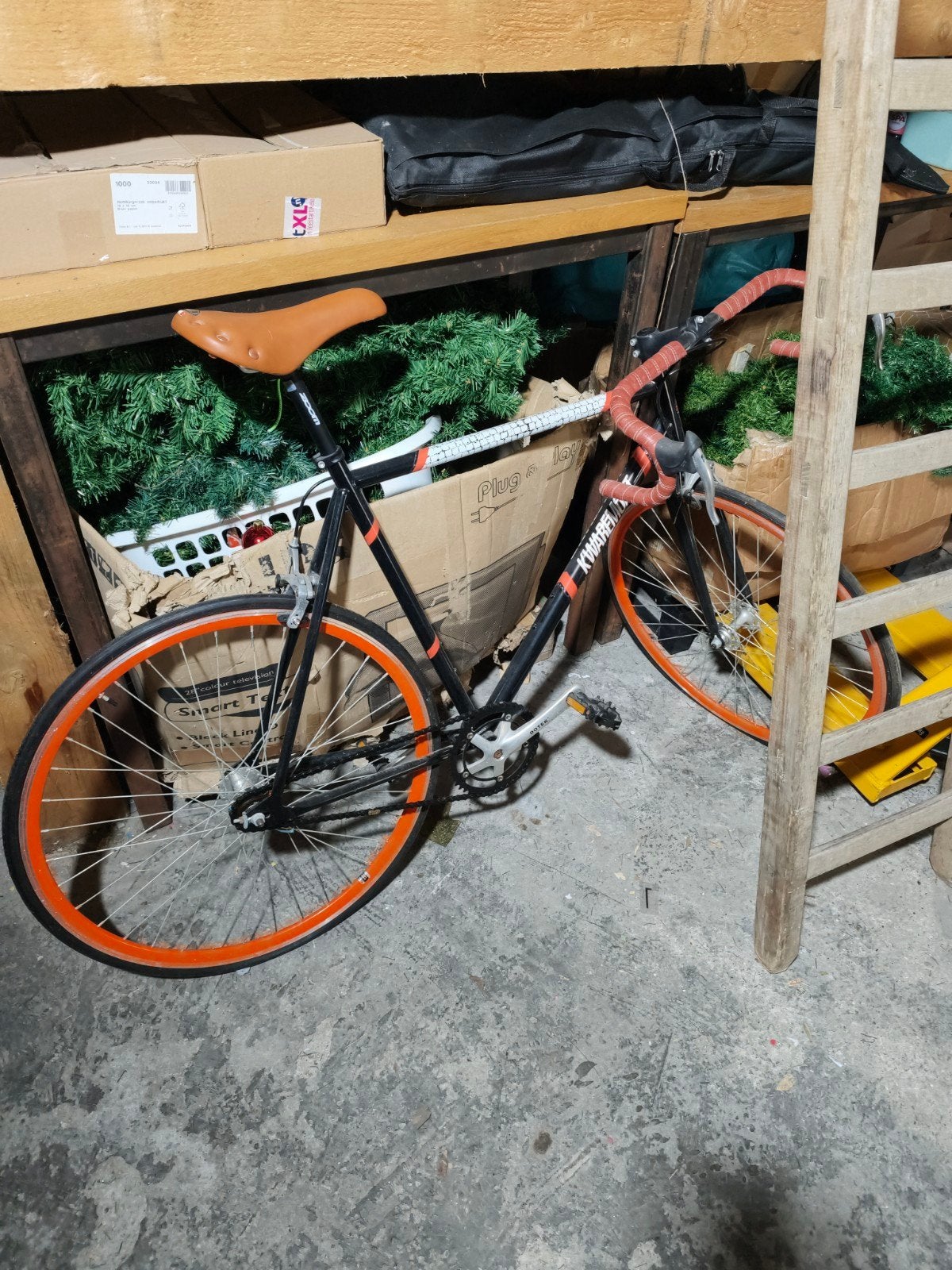 Collectors racefiets van Kwaremont, Fietsen en Brommers, Fietsen | Heren | Herenfietsen, Gebruikt, Velgrem, 53 tot 57 cm, Ophalen