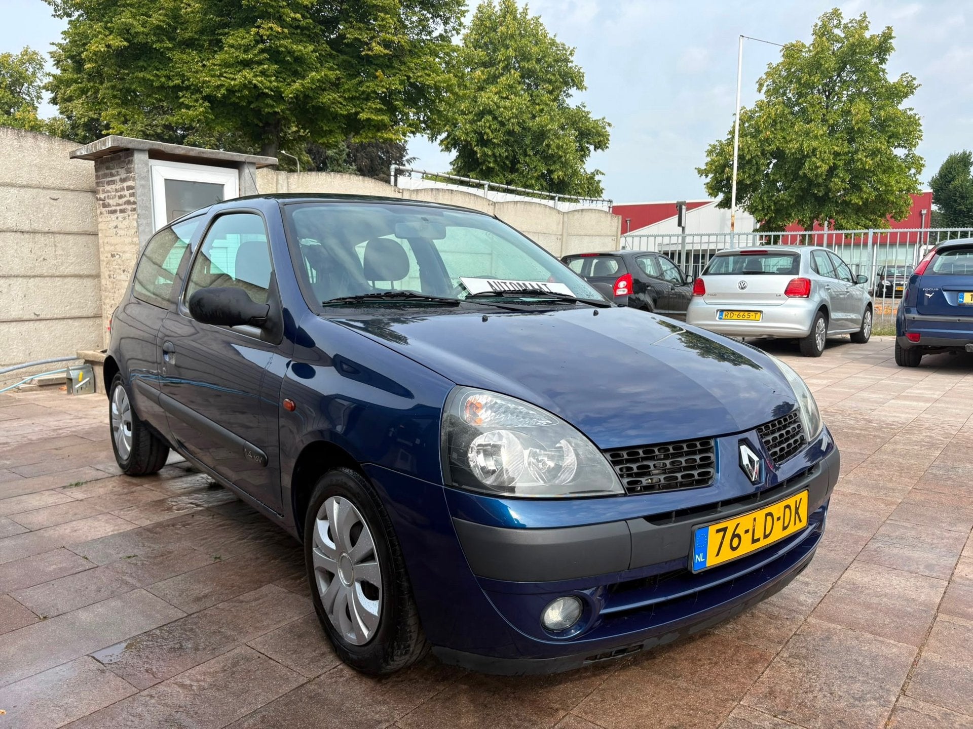 Renault Clio 1.4-16V Privilège|Automaat|Airco|Nieuwe APK, Stof, Blauw, Grijs, Startonderbreker
