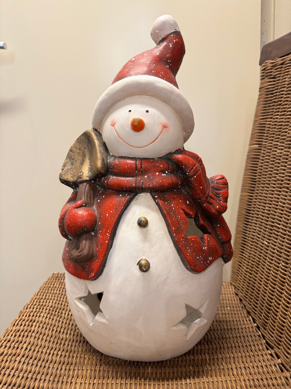 Grote decoratieve sneeuwpop kerstdecoratie, Ophalen, Nieuw