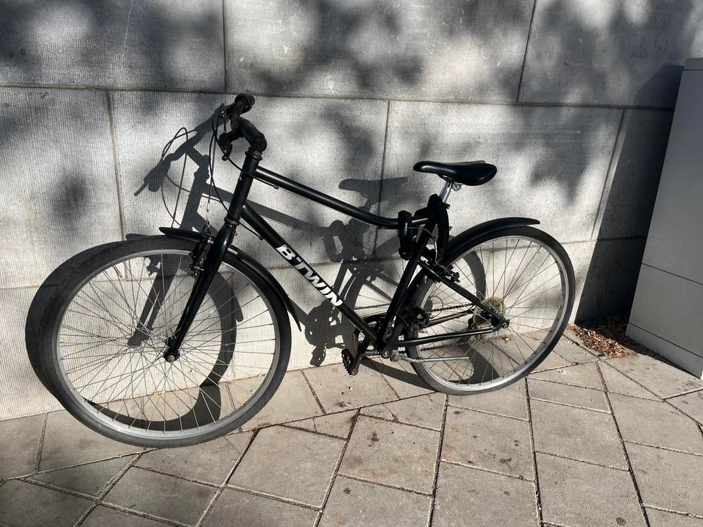 Racefiets zwart - B’Twin, Minder dan 10 versnellingen, Gebruikt, Carbon, Heren