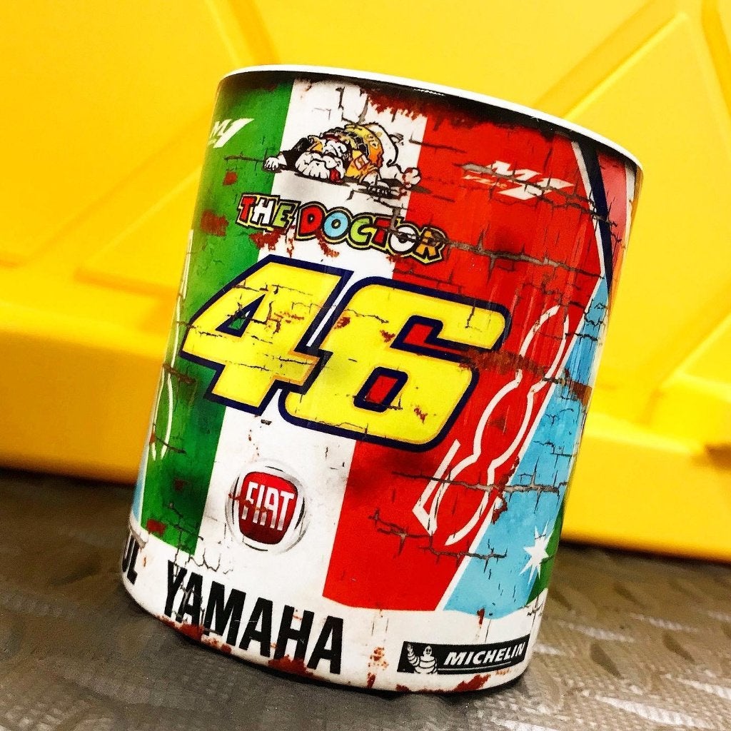 ✅ Valentino Rossi Fiat 500 Yamaha mok The Doctor 46 NIEUW, Ophalen of Verzenden, Nieuw, Motoren