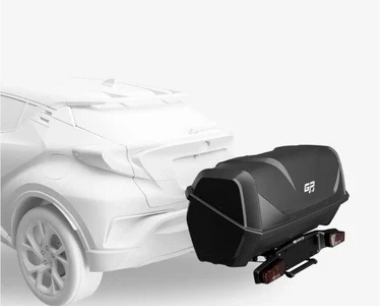 Te huur bagagebox voor trekhaak, Auto diversen, Dakkoffers, Ophalen of Verzenden, Nieuw