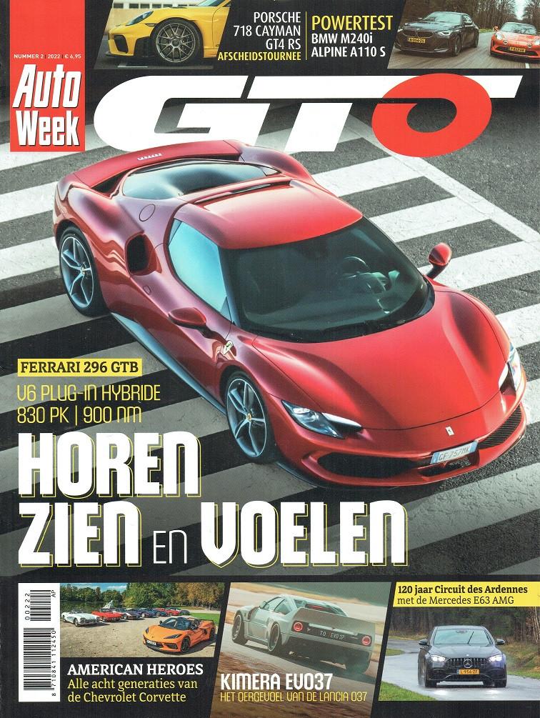 Autoweek GTO 2022 nr. 2 (o.a. Alpine A110 S & BMW M240i), Verzenden, Gelezen, Algemeen