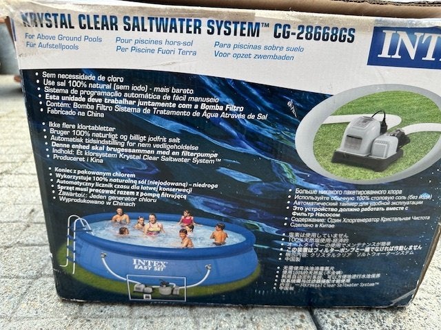 Intex zoutwater systeem voor zwembad, Tuin en Terras, Zwembad-toebehoren, Ophalen, Gebruikt