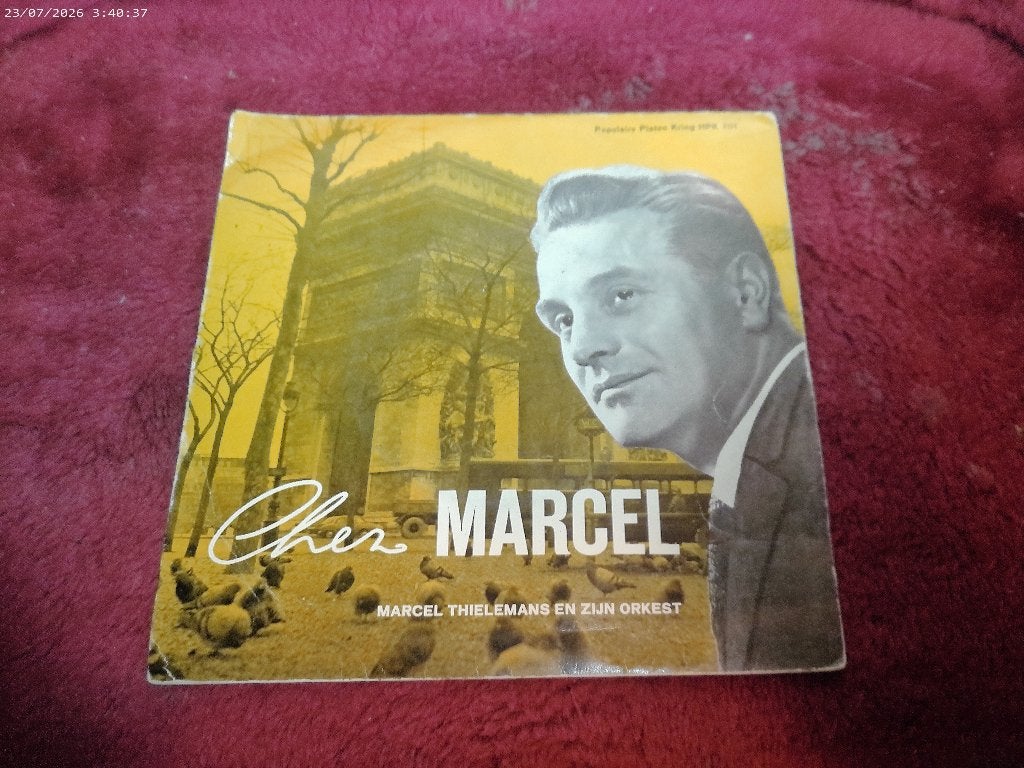 Marcel Thielemans - Chez marcel  33 toeren single, Cd's en Dvd's, Vinyl Singles, Gebruikt, 7 inch, EP, Jazz en Blues