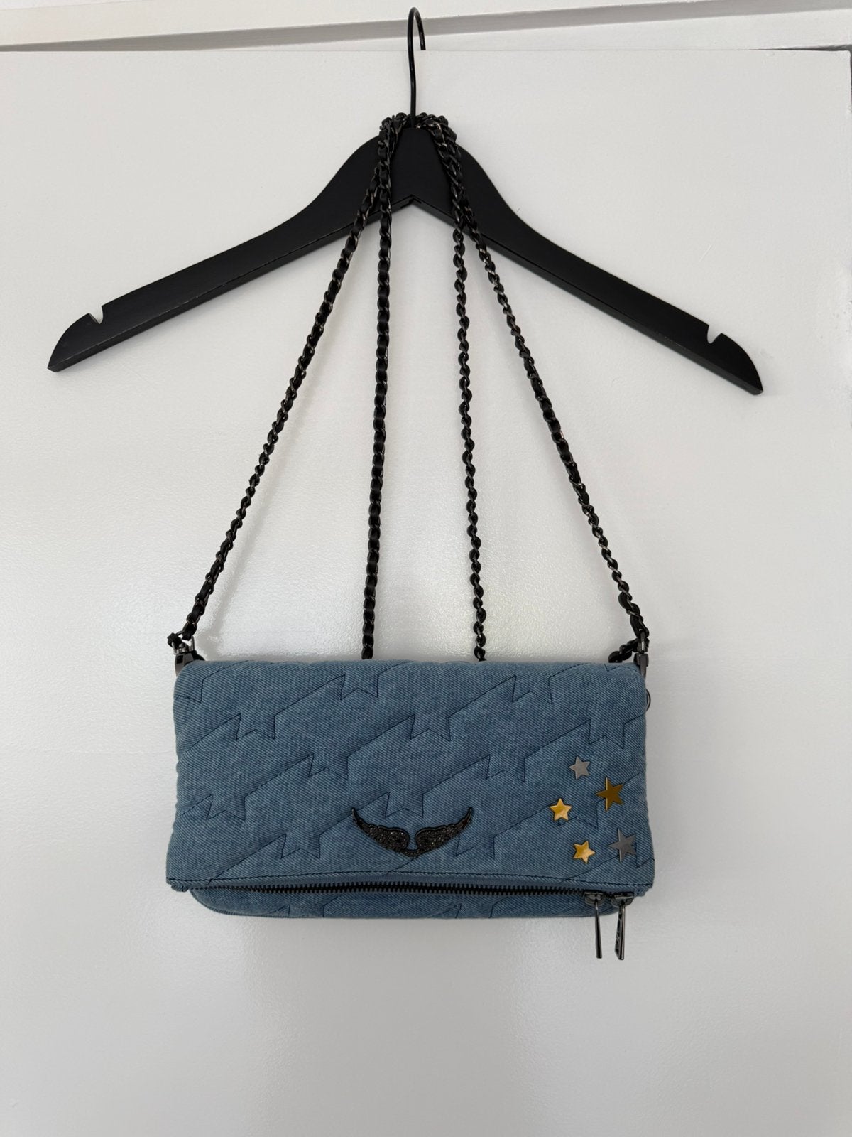 Zadig&Voltaire schoudertas, Sieraden, Tassen en Uiterlijk, Ophalen of Verzenden, Zo goed als nieuw, Zwart, Schoudertasje