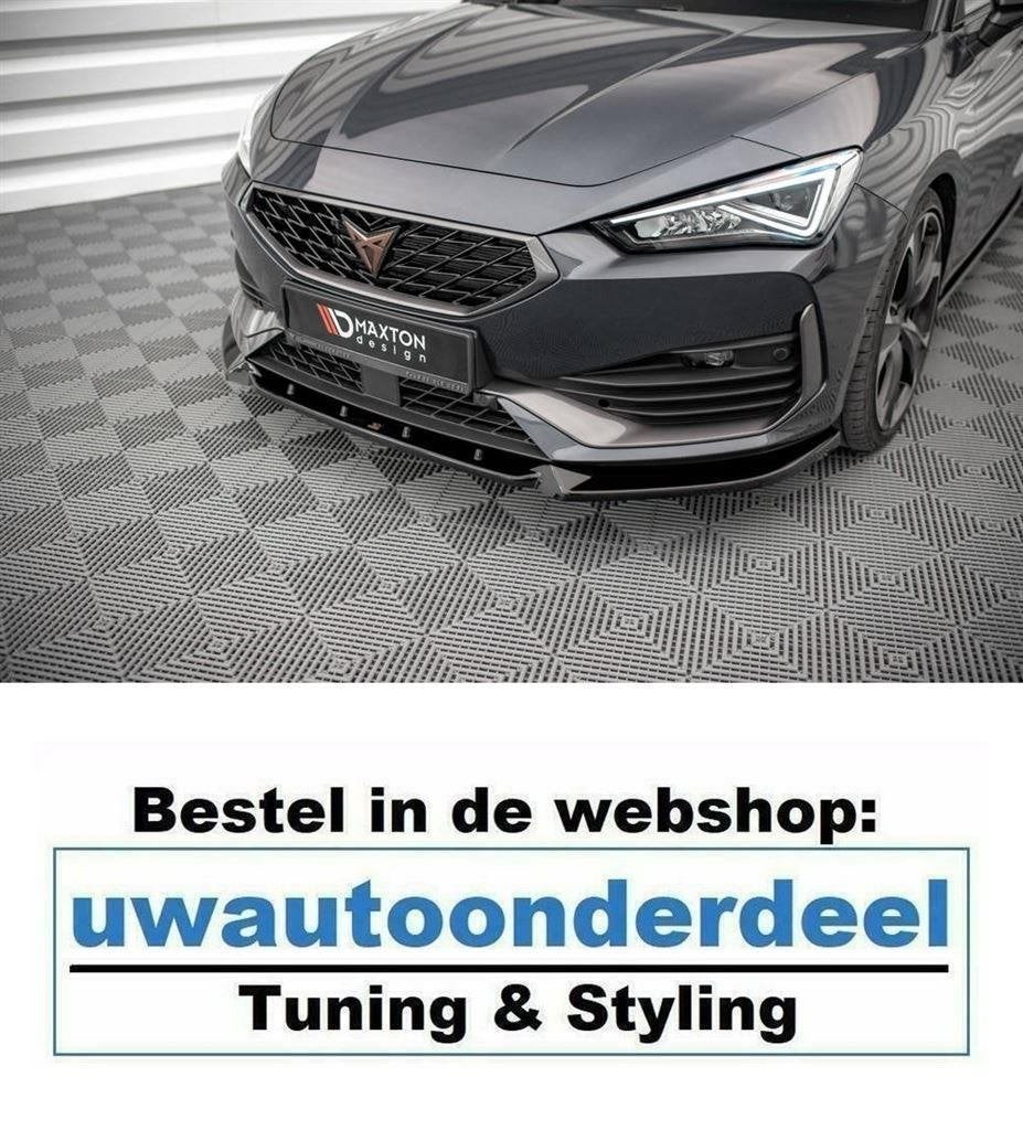 Maxton Spoiler Voorspoiler Lip Splitterr Voor Cupra Leon, Verzenden, Automotive Parts, A.parts@hotmail.nl, Trasmolenlaan 12 3447 GZ Woerden