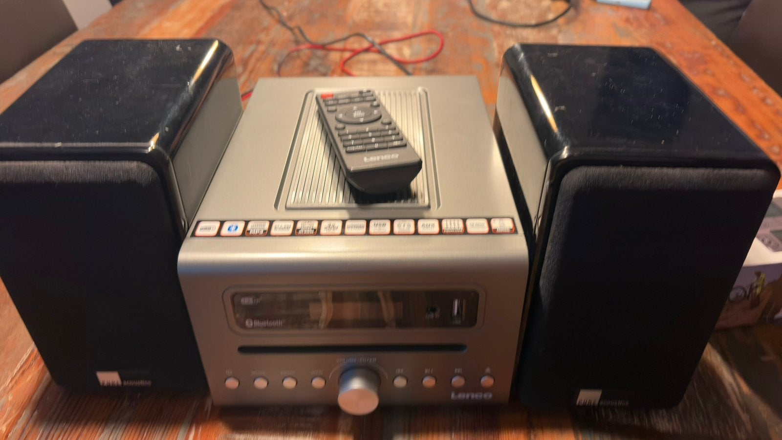Lenco MC-020 Micro HiFi + Pure Acoustics DreamBox, Ophalen of Verzenden, Zo goed als nieuw, Speakers, Overige merken