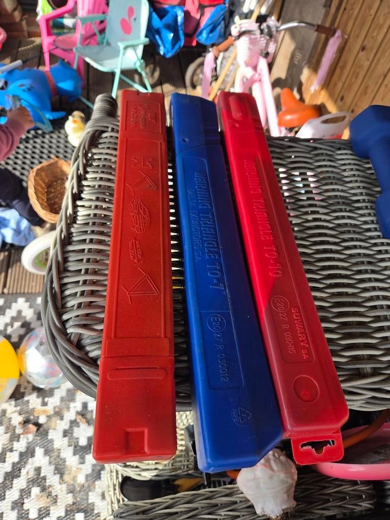 3x Gevaren driehoek, Ophalen