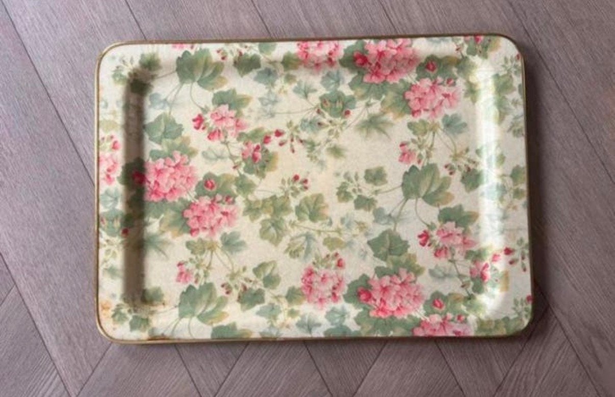 Vintage Chalford Glos Arnold Designs rechthoekig dienblad, Huis en Inrichting, Woonaccessoires | Dienbladen, Ophalen of Verzenden