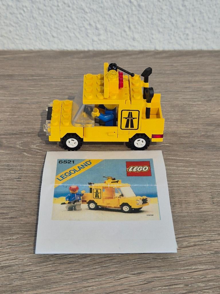 Lego: Wegenwacht auto (set 6521), Gebruikt, Overige thema's, Lego, Ophalen of Verzenden