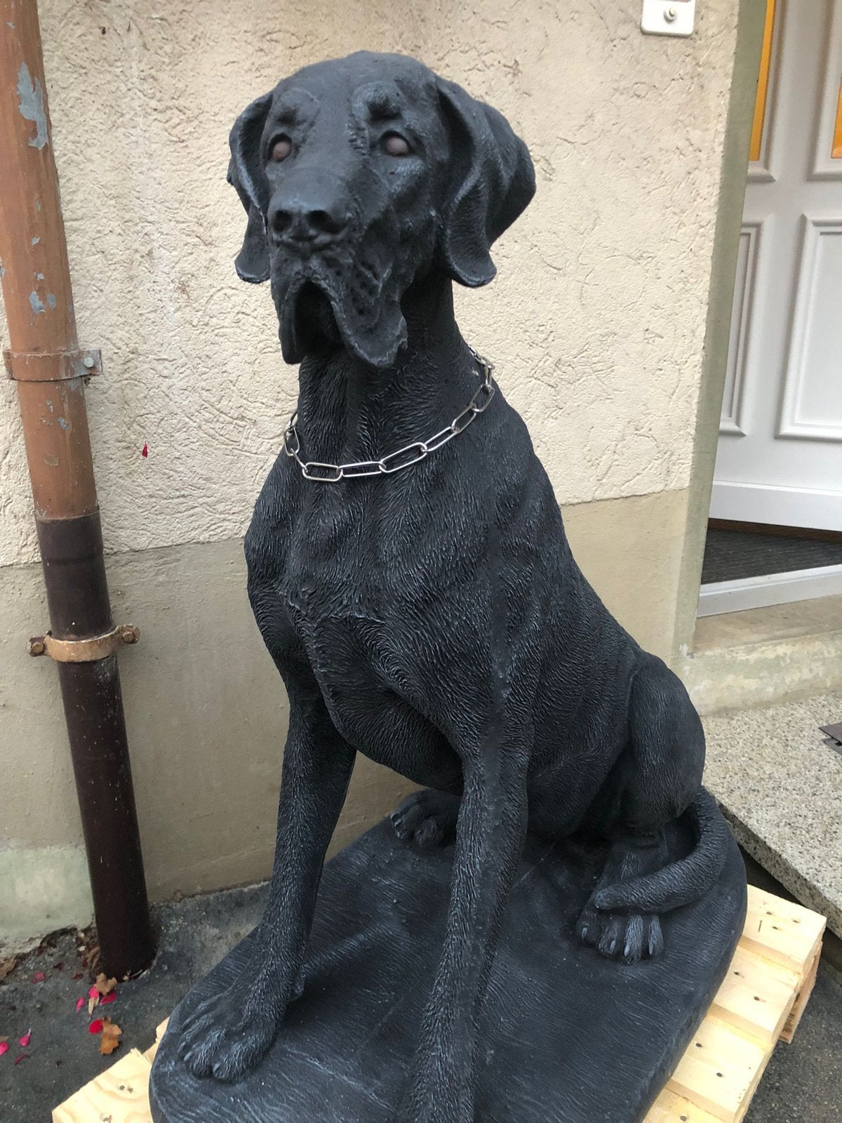 ‼️Dogge 106cm 200kg Duitse Dogue Deense Dogo jachthond reu‼️, Ophalen of Verzenden, Nieuw, Beton, Dierenbeeld